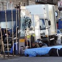 Filming a stunt scene for 'Ek Tha Tiger' on Dublin's Mount Street | Picture 98923